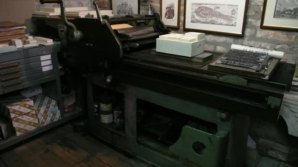 Photo: proof press