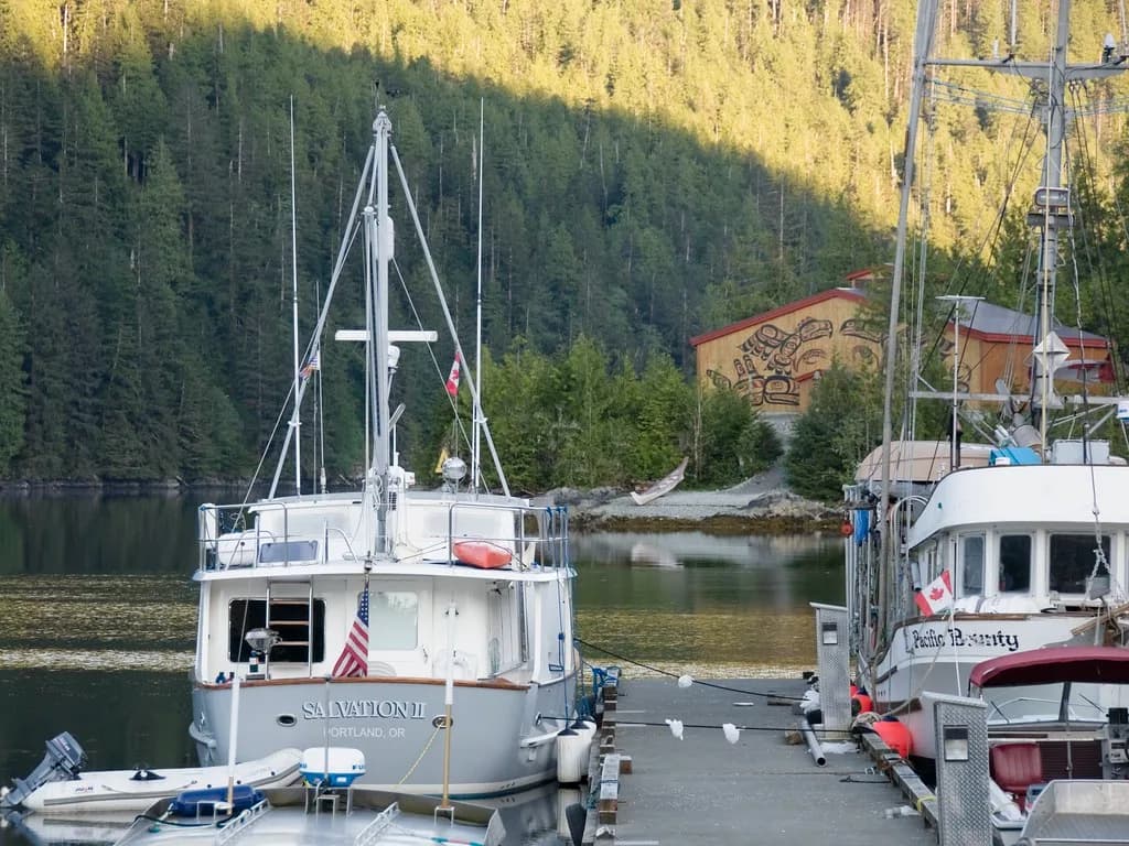 Photo: Salvation II Docked at Klemtu, BC